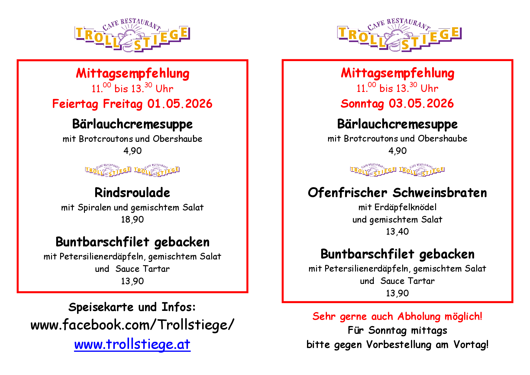 Empfehlung quer mit Feiertag 0001